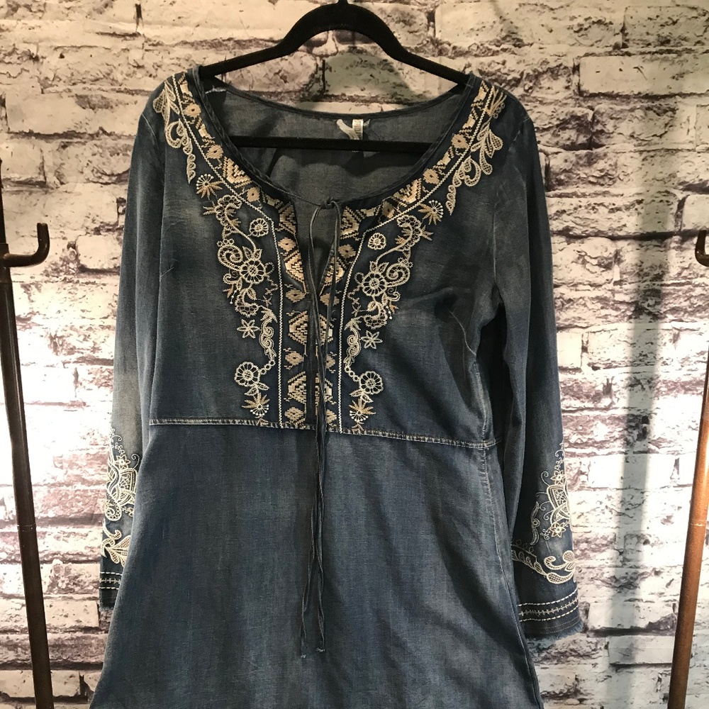 denim dress